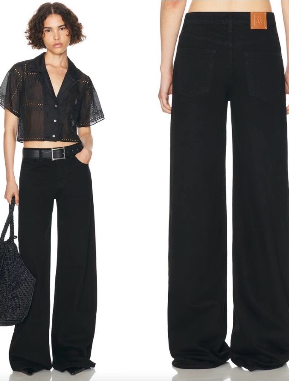 HELSA Low Tide Jeans en Black 26